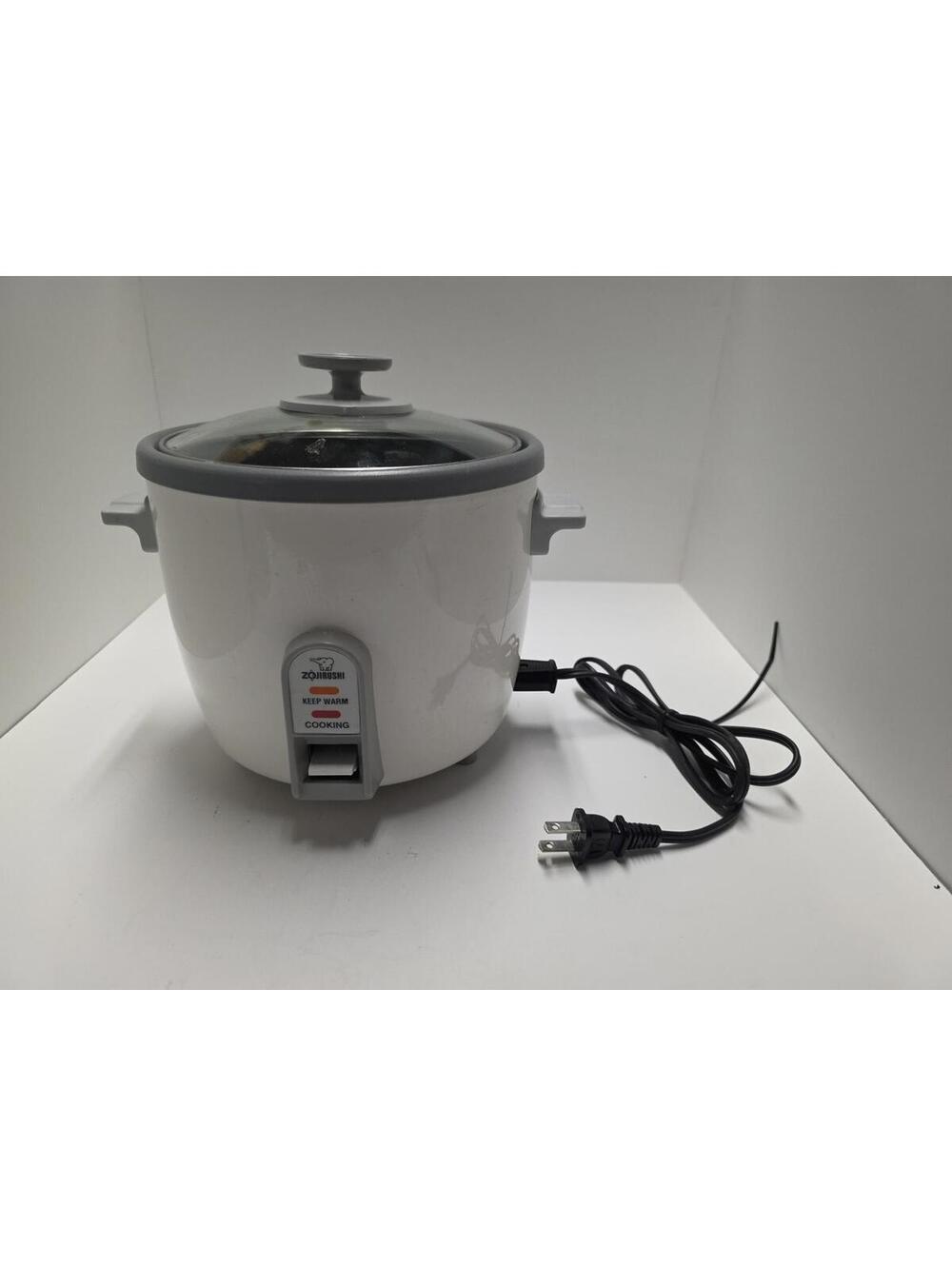 Zojirushi NHS-10 6-Cup Uncooked Rice Cooker White ✅TESTED WORKS!